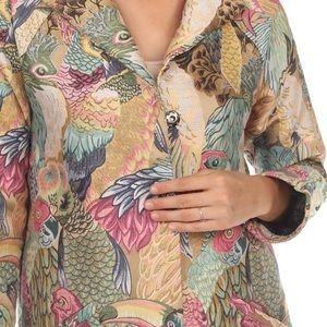 JOHNNY WAS AVIFAUNA JACQUARD COAT